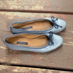 Margaux Blue Flats